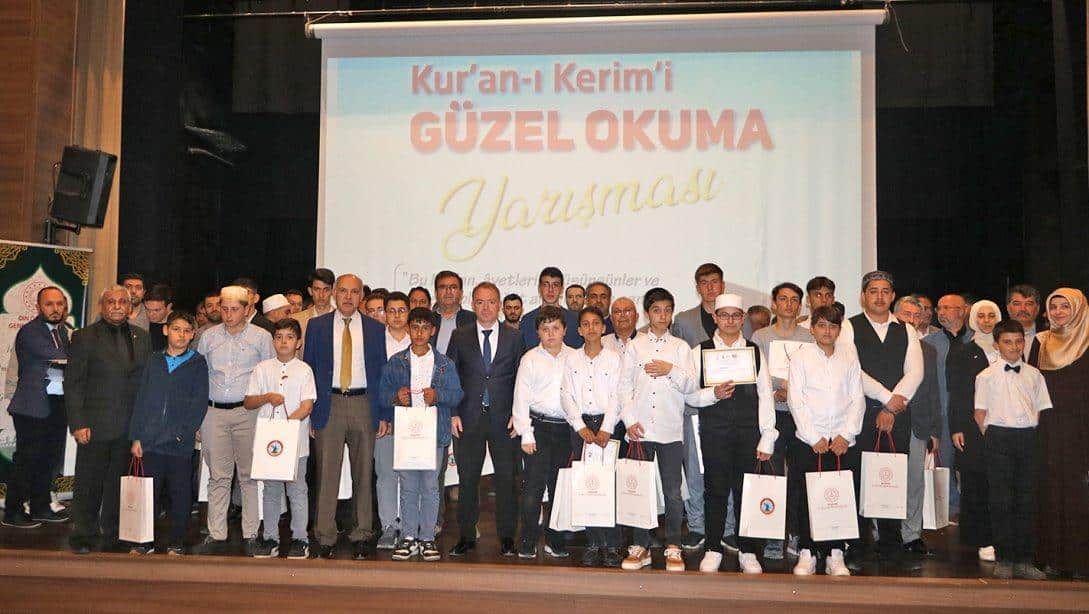 Genç Sadâ Kur'an-ı Kerim'i Güzel Okuma Yarışması Bölge Finali İlimizde Düzenlendi