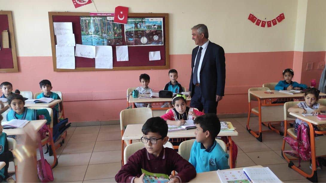İl Millî Eğitim Müdürümüz Sayın Metin Alpaslan, Muharrem Sayan İlkokulu ve Ortaokulu'nu Ziyaret Etti