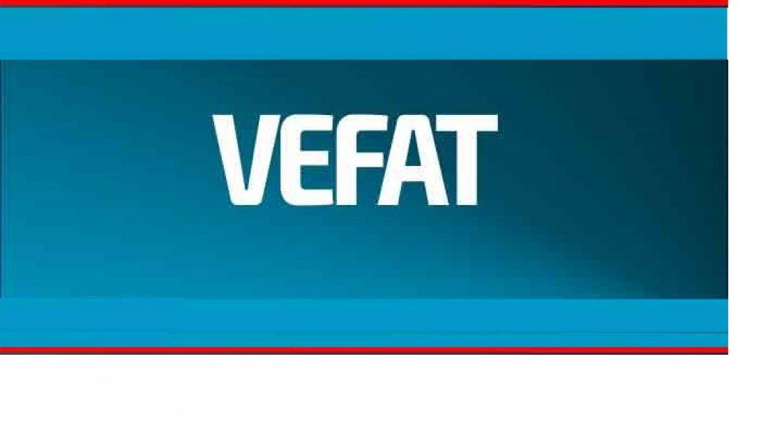 VEFAT( Cacabey Ortaokulu Din Kültürü Öğretmeni, Necip Yelkovan vefat etmiştir.)