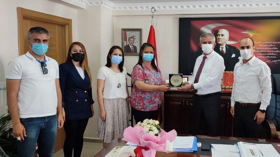 Anadolu Masalları Projesi İl Koordinatörü İl Milli Eğitim Müdürümüz Sayın Metin ALPASLAN' ı Ziyaret Etti