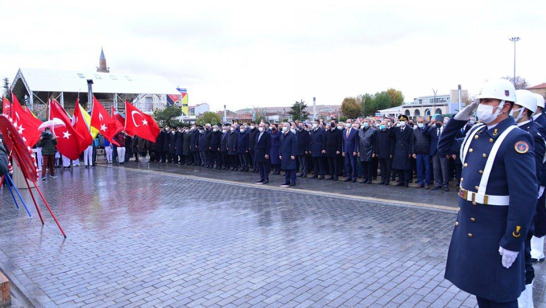 Gazi Mustafa Kemal Atatürk, Vefatının 83. Yıl Dönümünde İlimizde Yapılan Törenlerle Anıldı