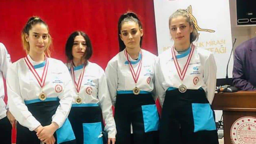 Bolu İlinde Düzenlenen Yemek Yarışmasında Toki Mesleki ve Teknik Anadolu Lisesi Gümüş Madalya Kazandı 