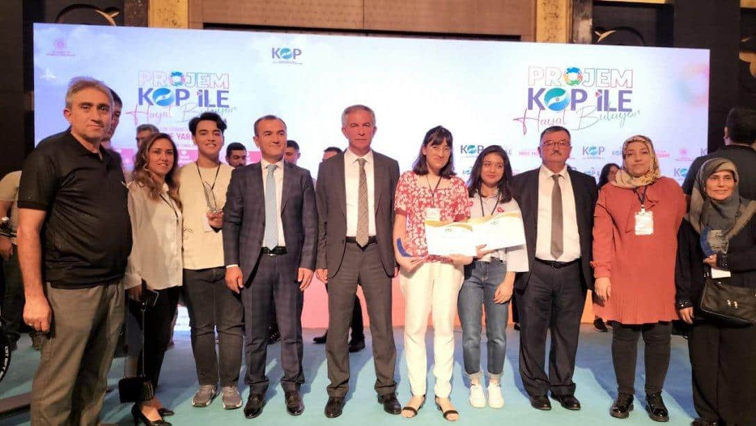 Projem KOP ile Hayat Buluyor Yarışması Ödül Töreni Konya İlinde Düzenlendi