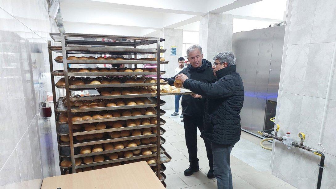 Deprem Bölgesine Toki Mesleki ve Teknik Anadolu Lisemiz Tarafından Ekmek Üretimi