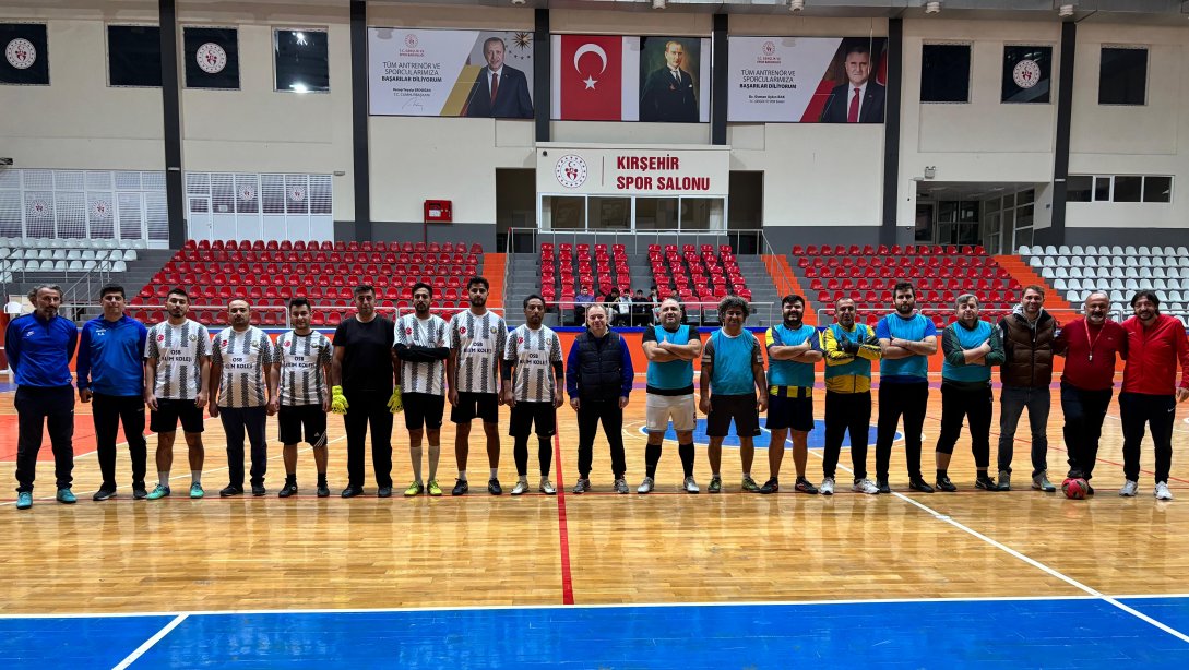 24 Kasım Öğretmenler Günü Kapsamında Öğretmenler Arası Futsal Turnuvası Düzenleniyor